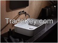 Basins, washbasin, wash basin (Marble, cast stone)