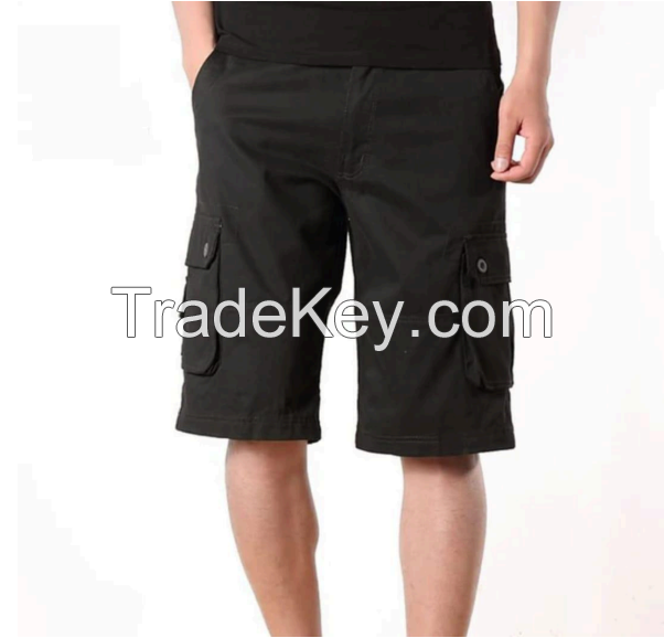 versatile black cargo shorts