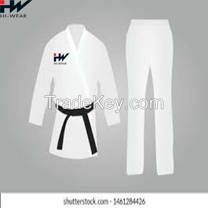 Pakistan Karate Uniforms Customized Hot Selling Martial Arts Karate Suit White