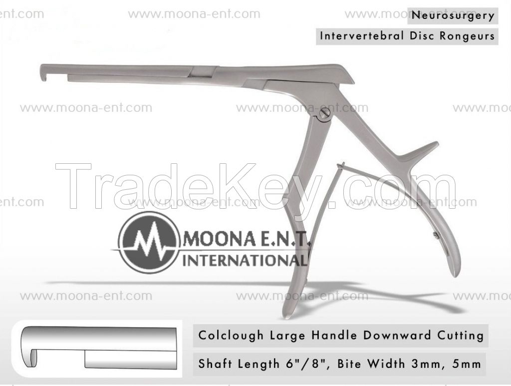Neurosurgery Intervertebral Disc Rongeurs.