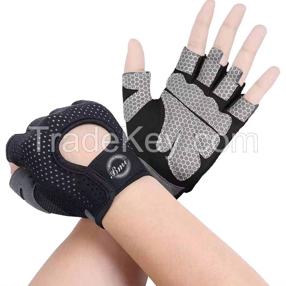 Fitness Weightlifting Gloves Sports Half Finger Unisex Gym Training Gloves