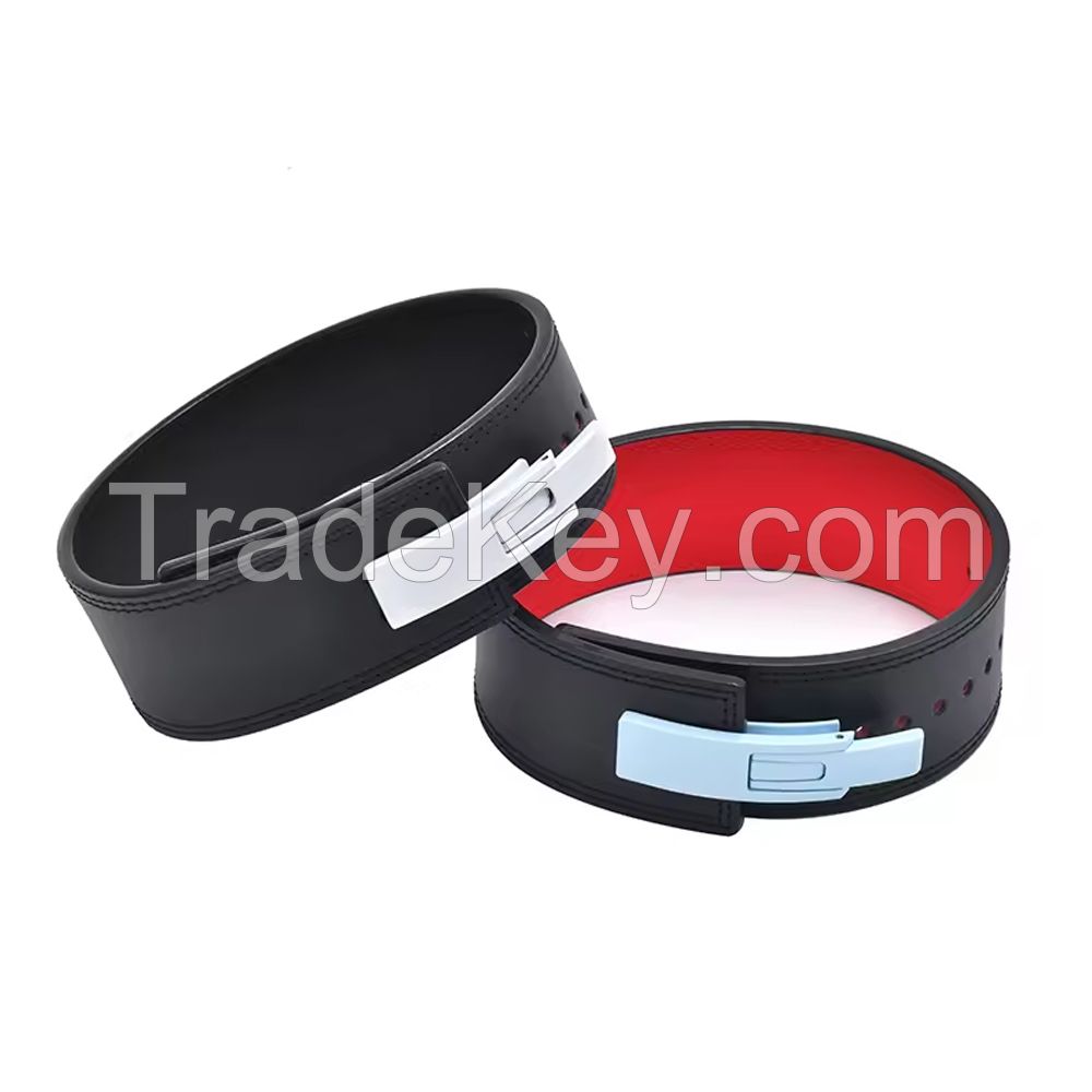 Bodybuilding Belt/Cowhide Leather Gym Weightlifting Power Belt lever belt