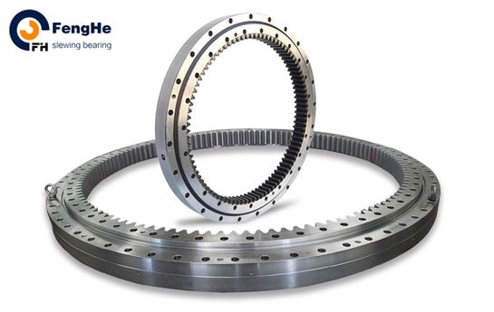 Thin Section Flange Type inner gear Slewing Bearing for canning machinery from china