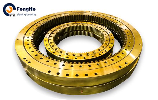 High speed slewing ring bearing rotatable bearing with external gear