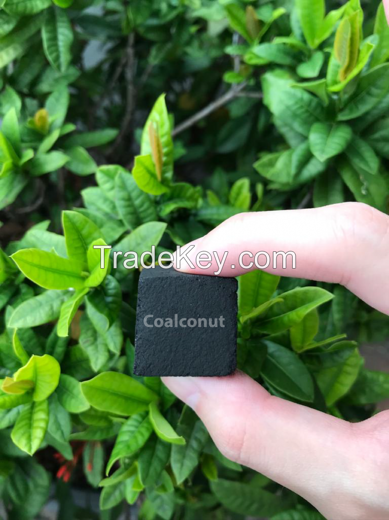 Coconut charcoal briquette