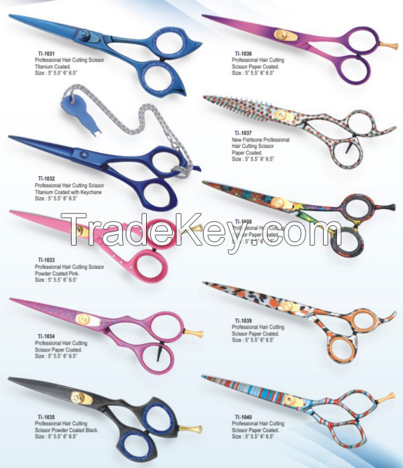 Professional Hair Cutting Scissors Paper Coated