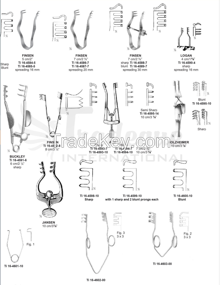 Self-Retaining Retractors