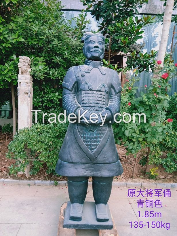 Terracotta warriors are  on sale  in China