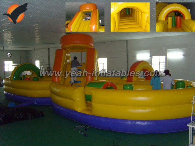 huge inflatable fun city