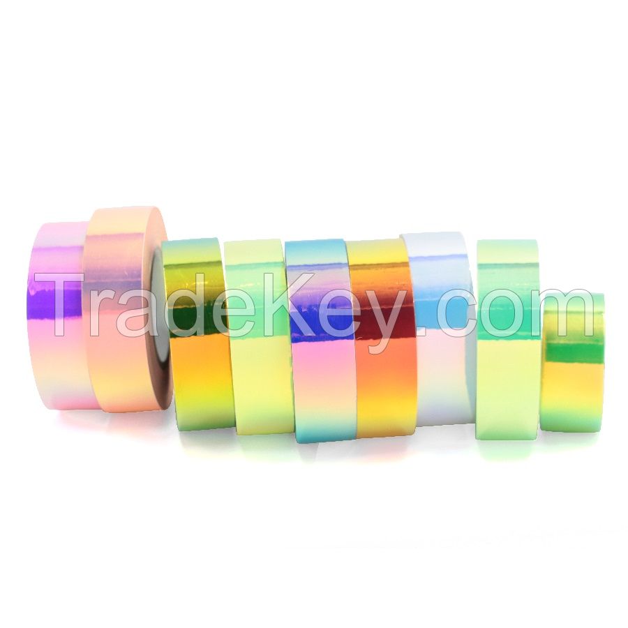 Gymnastic Hula Hoop Used Holographic Iridescent Tape