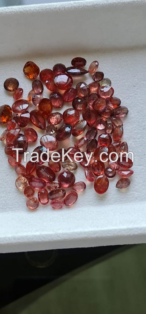 Mozambique Ruby Padparasha  Sapphire 