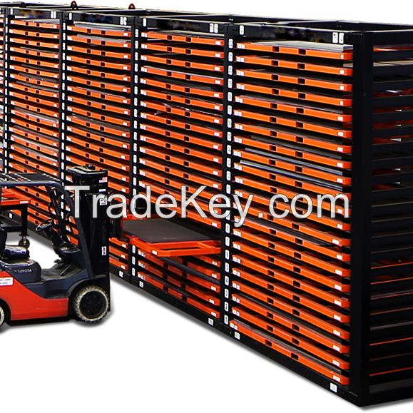 Sheet tower Increase your vertical storage Heavy duty sheet Metal Storage 3 tons per layer