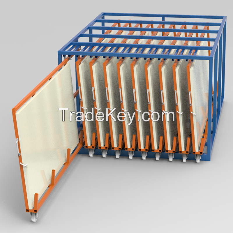 Sheet Metal Storage Rack Vertical Roll Out Sheet Metal Storage Sheets Organizing sytem