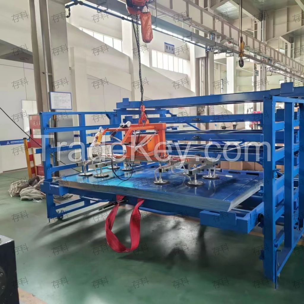 Industrial steel Storage System Heavy duty Roll out Sheet Metal Storage Rack