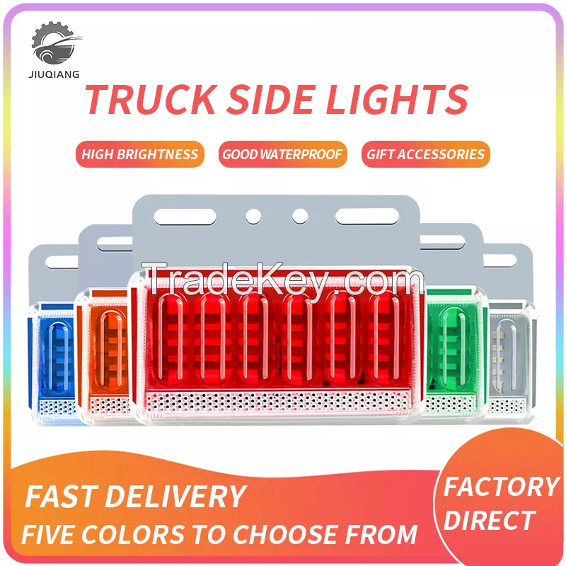 lighting side lamp 24V bus tire lamp LED refitting liberation Dongfeng trailer landing side manufacturer direct selling