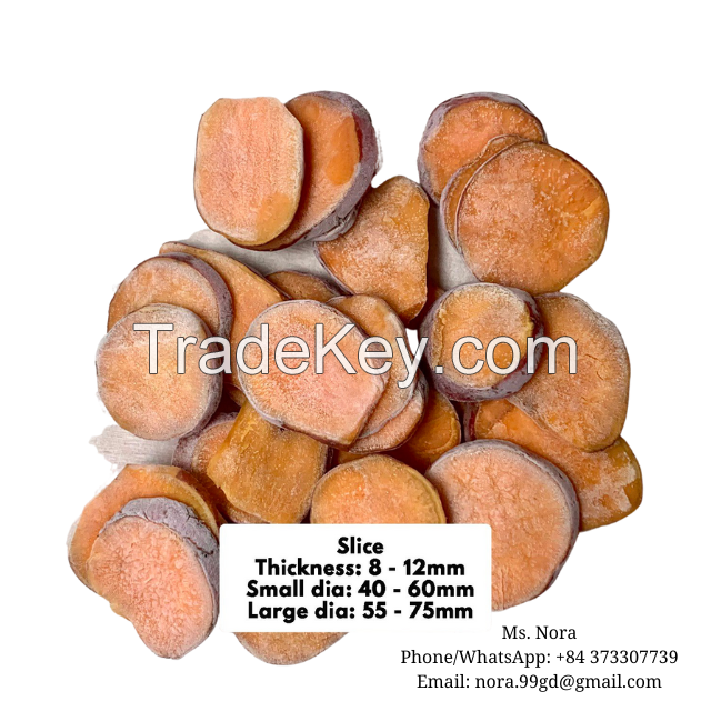 Frozen sweet potato best price top quality Viet Nam