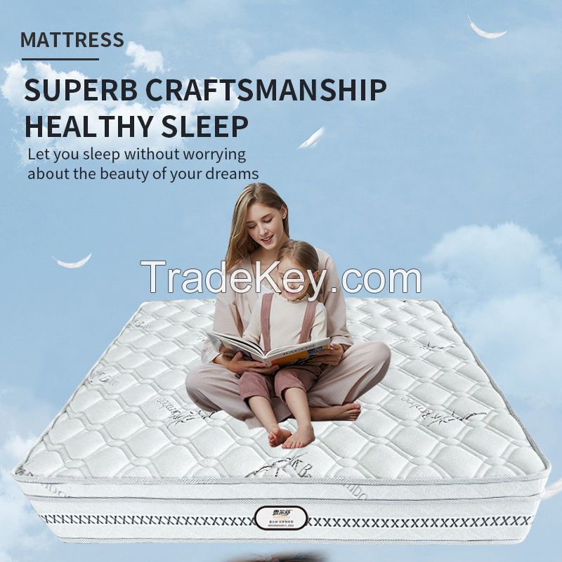 Zhenhui Huier Shu whole net spring mattress environmental protection brown hotel home dormitory mat double mattress manufacturers direct sales