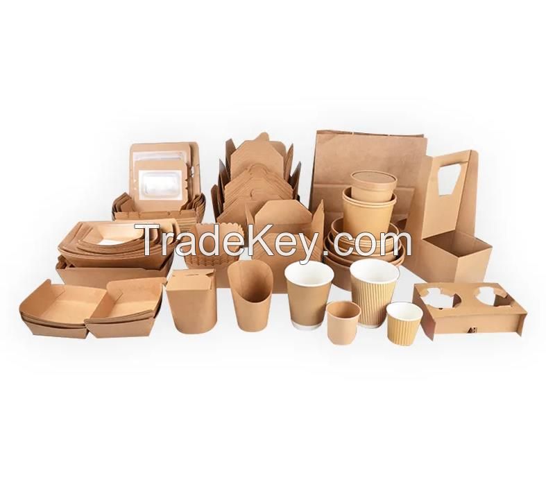 Disposable Paper Food and Beverage Packaging