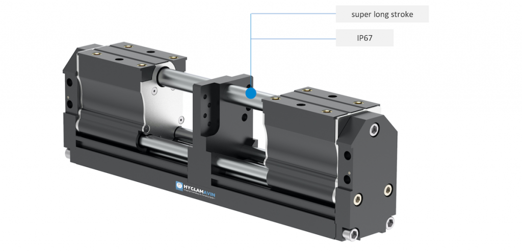 2 Finger Pneumatic Parallel Gripper, Long Stroke TWL