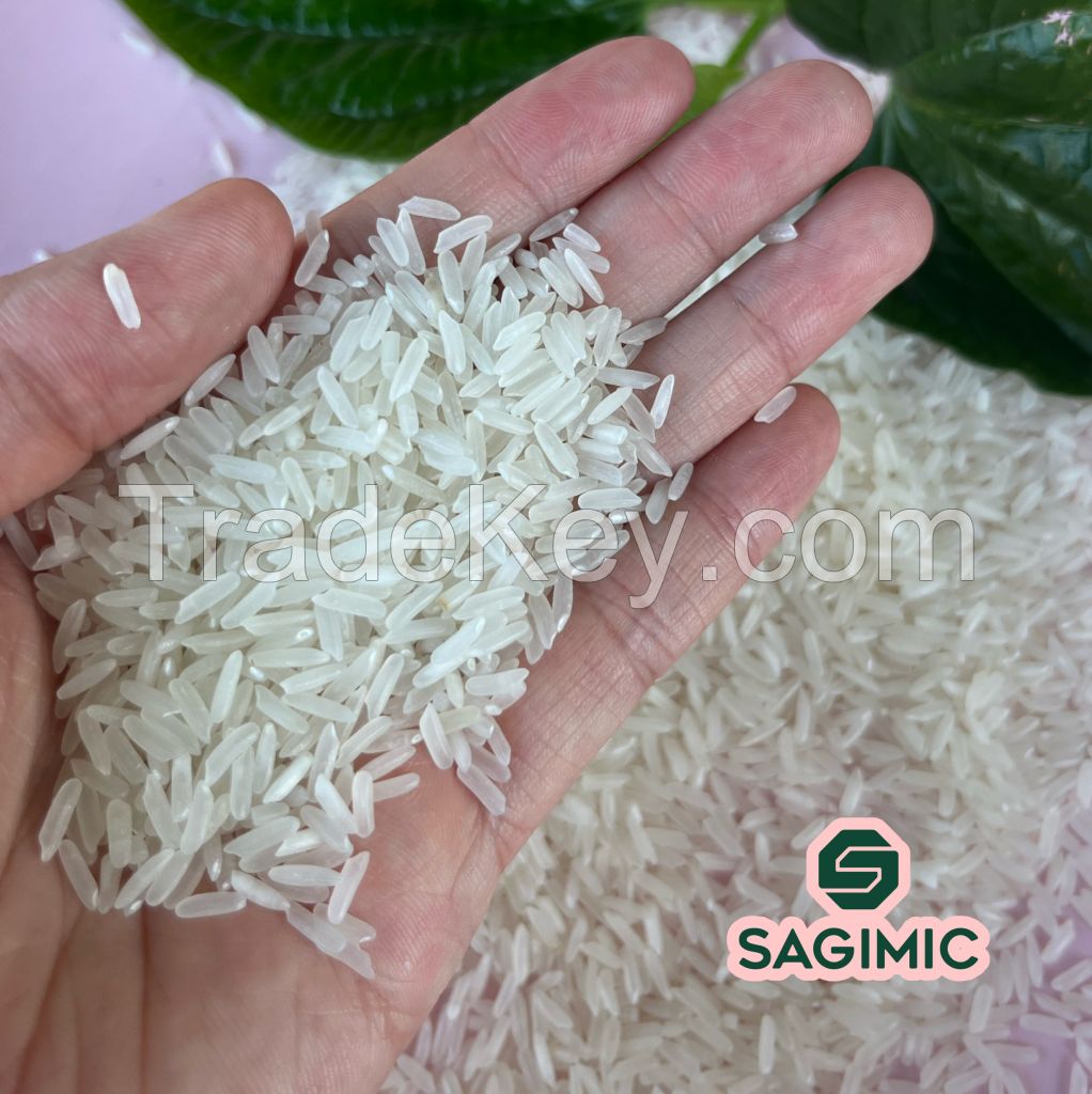 Long-grain white Jasmine 5% broken  from Vietnam with hot price and high quality bulk quatity customized packaging