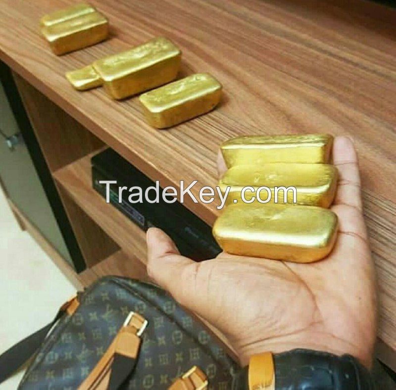 AU GOLD BARS AND ROUGH UNCUT DIAMONDS