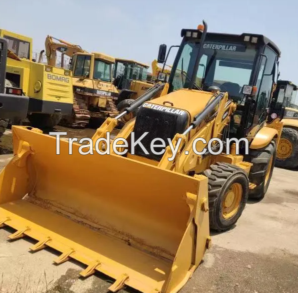 Used Mini Loaders Model 420 Back Hoe Loader Backhoe For Cat wholesale Backhoe Loader Cat420e with Good Work Condition