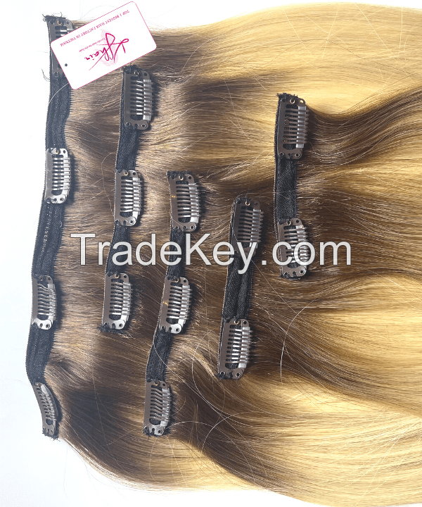 Keratin tips/ Clip ins hair extentions KFhair factory Vietnam