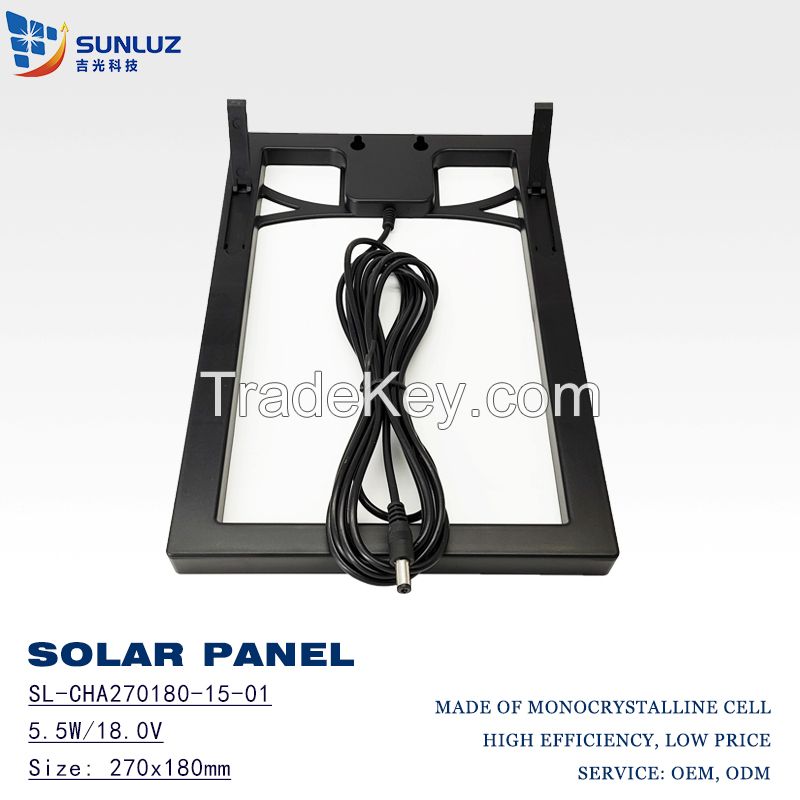 Poly solar panel, 5.5W 18.0Vï¼Polycrystalline cell at low price