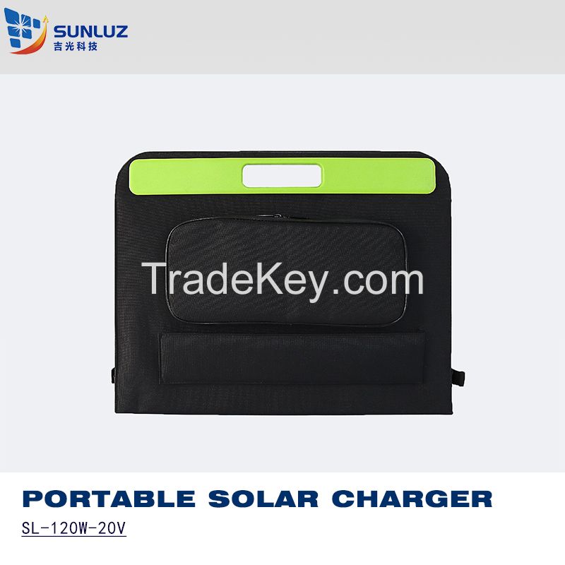 Portablr Solar Charger 120W/4Panels