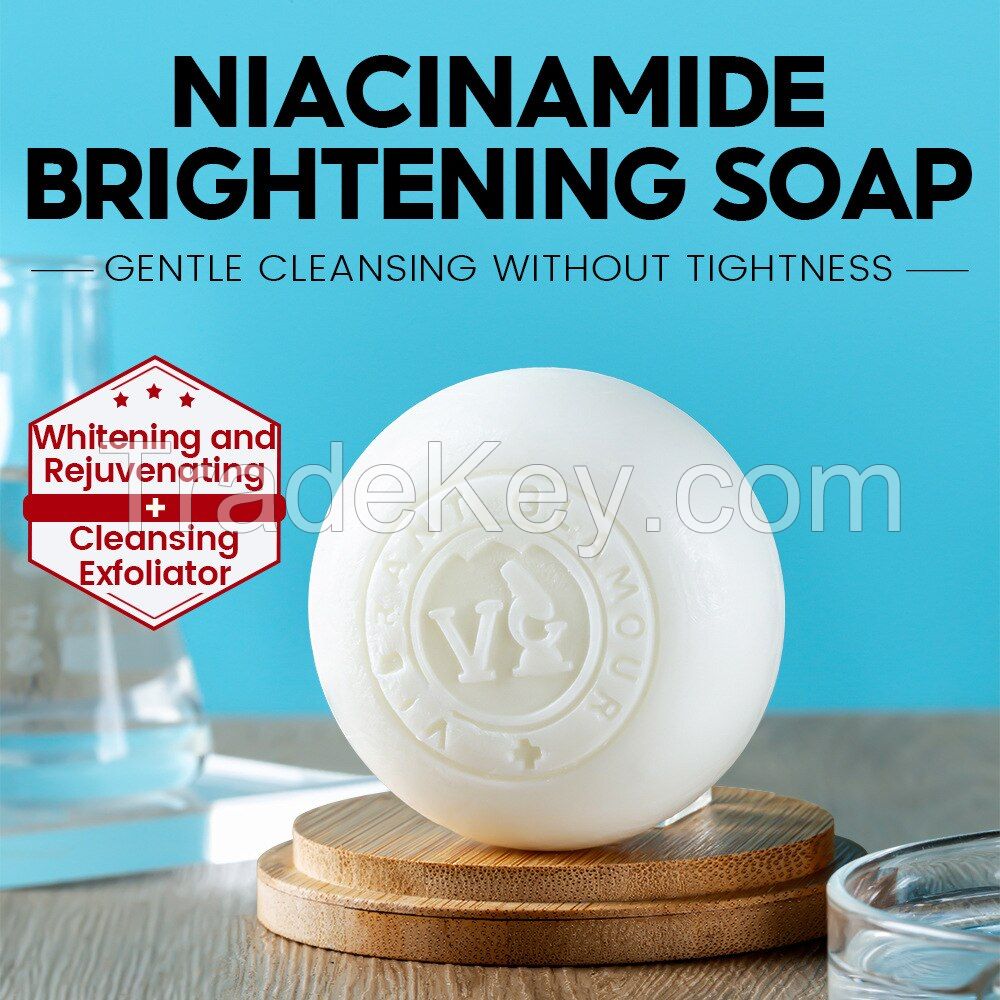 Handmade Facial Cleaning Soap Face Cleanser for Women with Niacinamide To Nourish and Moisturize Skin