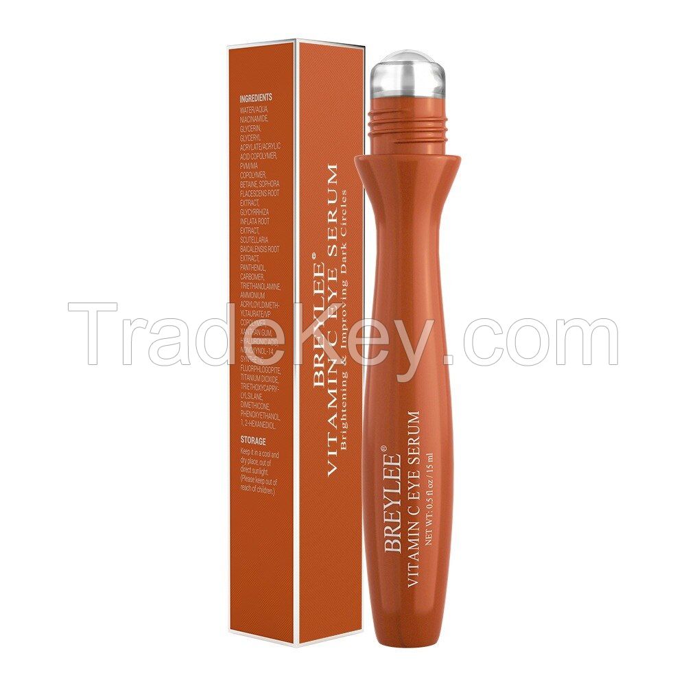 Vitamin C Roll-on Eye Serum for Dark Circles and Puffiness,Eye Brightening Serum with Roller Applicator