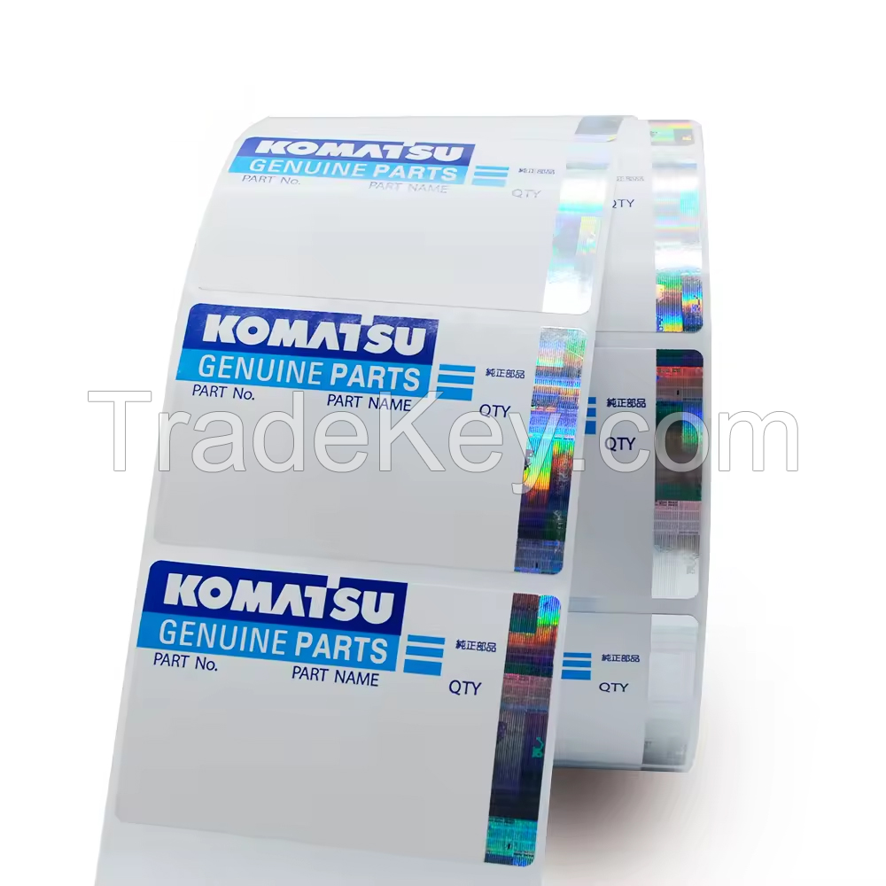 Top quality blank label sticker universal template printable durable 3D hologram label sticker