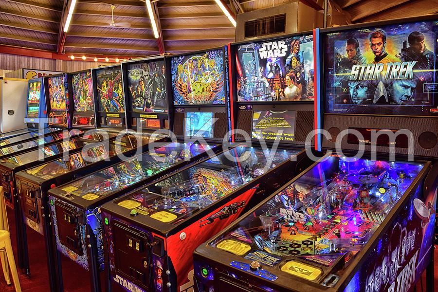 3D Video Pinball virtual game machine arcade coin operate video pinball machine for sale