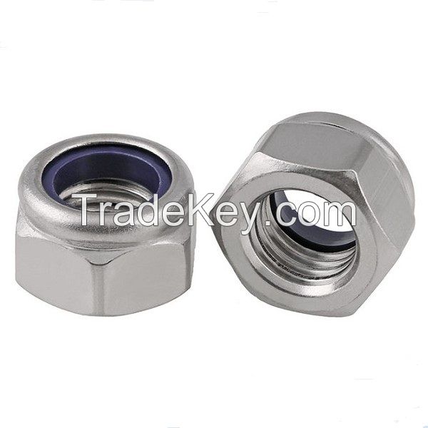 A2 A4 B8 B8M Nylon lock nuts