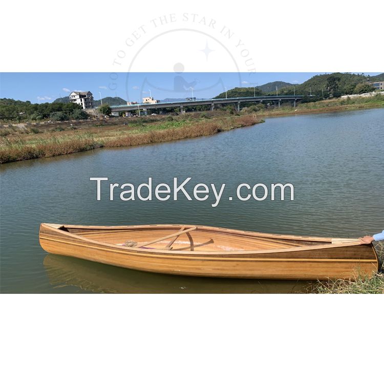 Cedar wooden canoe kayak for comping explore 