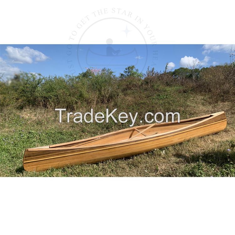 Cedar wooden canoe kayak for comping explore 