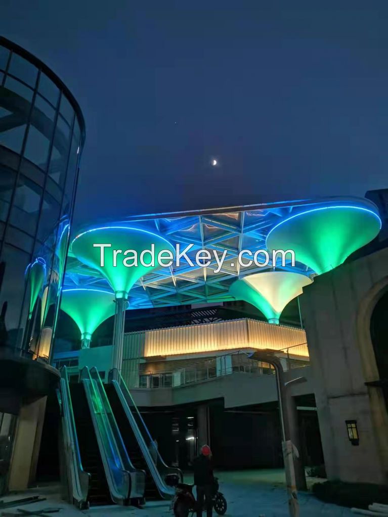 ETFE cushion roof tensile membrane