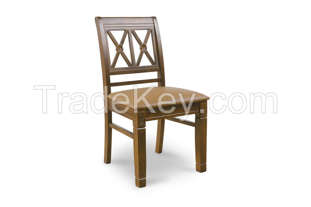 he European wooden chair - Elegance and sophistication in the dining room.