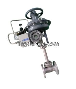 Cryogenic regulating vavle control valve bellow seal pilot cage type pneumatic diaphragm self acuated