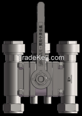 Three way ball valves/cryogenic ball vavles/ ball valve with explosion proof and handle