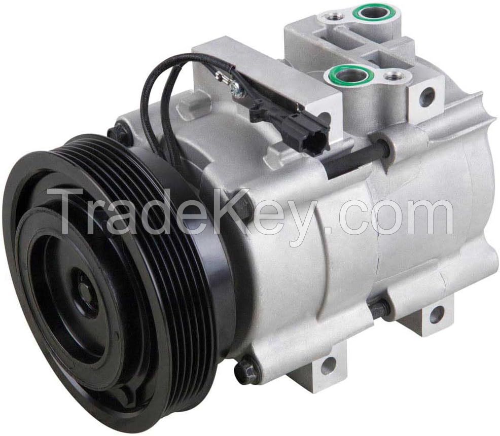 AC Compressor & A/C Clutch For Hyundai Santa Fe 3.5L V6 2003 2004 2005 2006