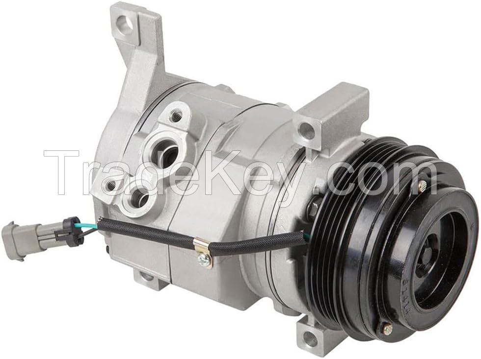  New air  AC Compressor & A/C Clutch For Chevy Silverado Suburban Tahoe Avalanche Colorado Express GMC Sierra Yukon Canyon Savana - 10364873 1136642 12624430, 12647259 15068853, 15068854 1508161 15081861, 15100337 15100338 15169965, 1520941 15-20941 1