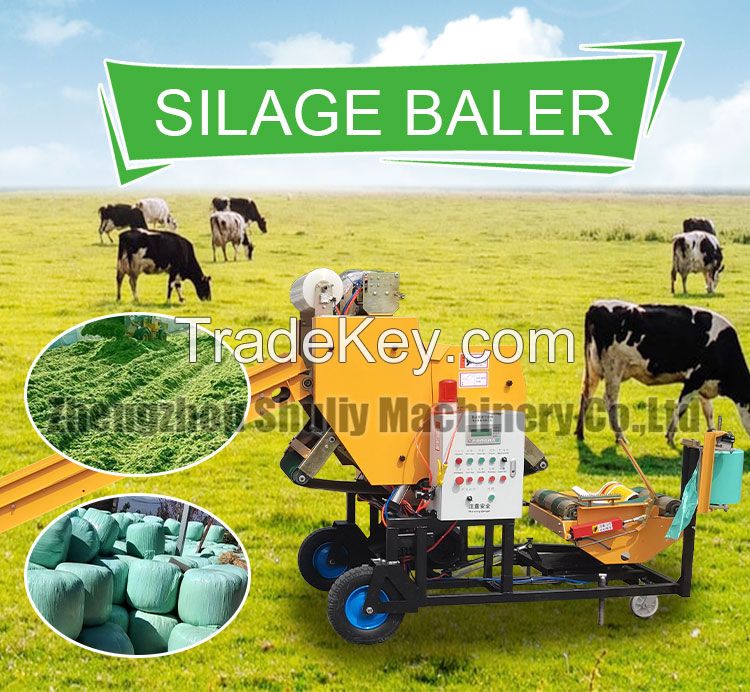 Hay Packing Corn Silage Baler Wrapper Machine in Africa