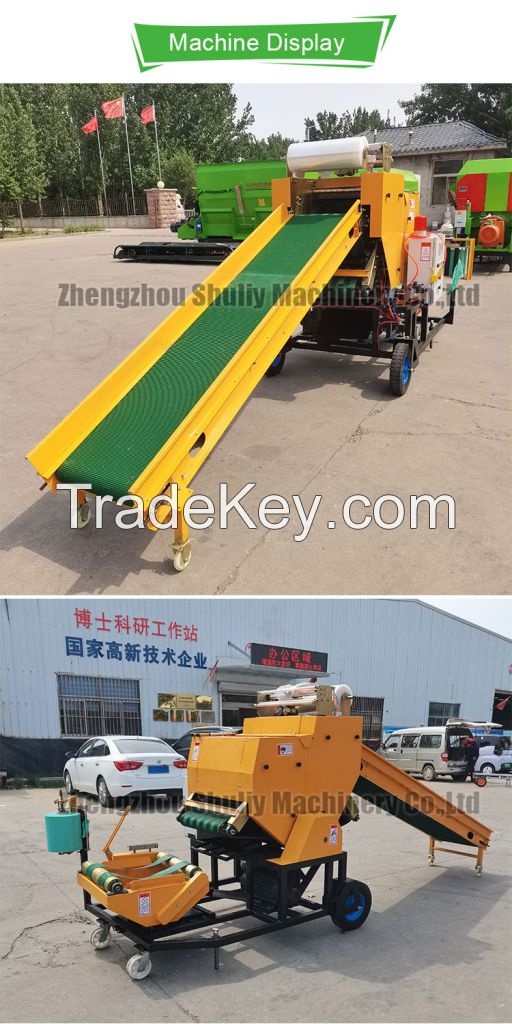 Hay Packing Corn Silage Baler Wrapper Machine in Africa