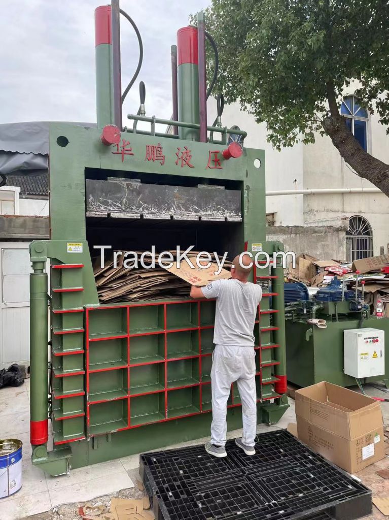 hydraulic vertical metal baling machine for aluminum profile 