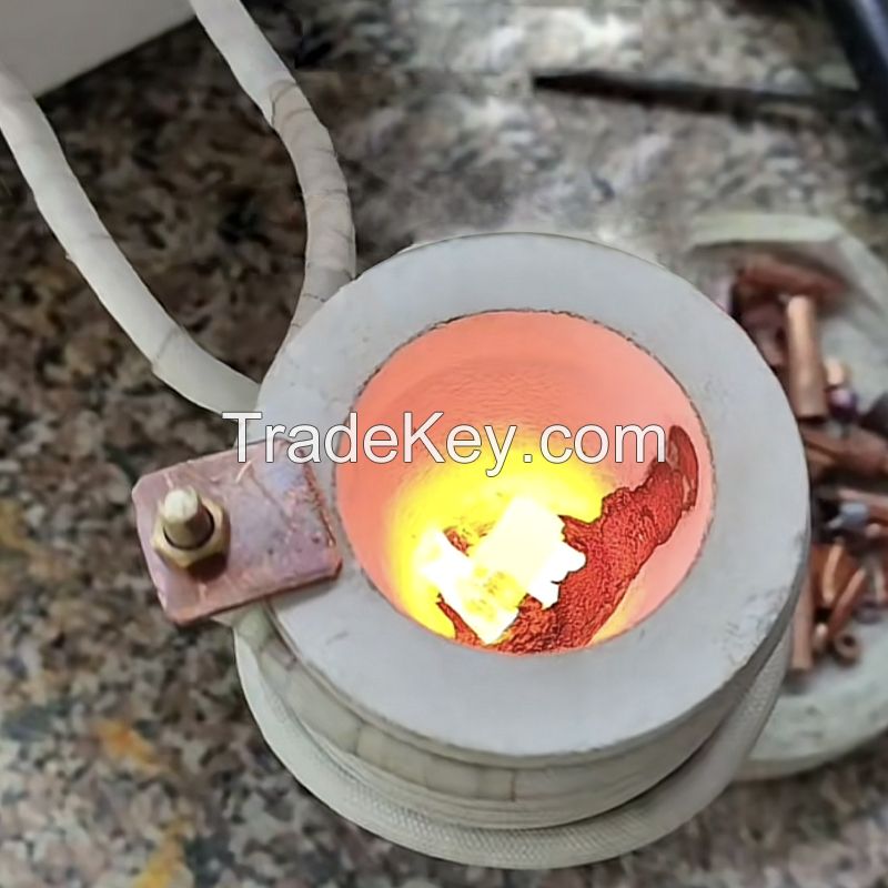 Mini 380V Portable Gold Melting Furnace Refining Induction Smelting Furnace