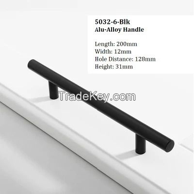 128mm Hole Distance Wardrobe Handle