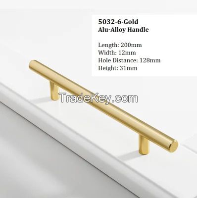 Gold Simplified Furniture Handle