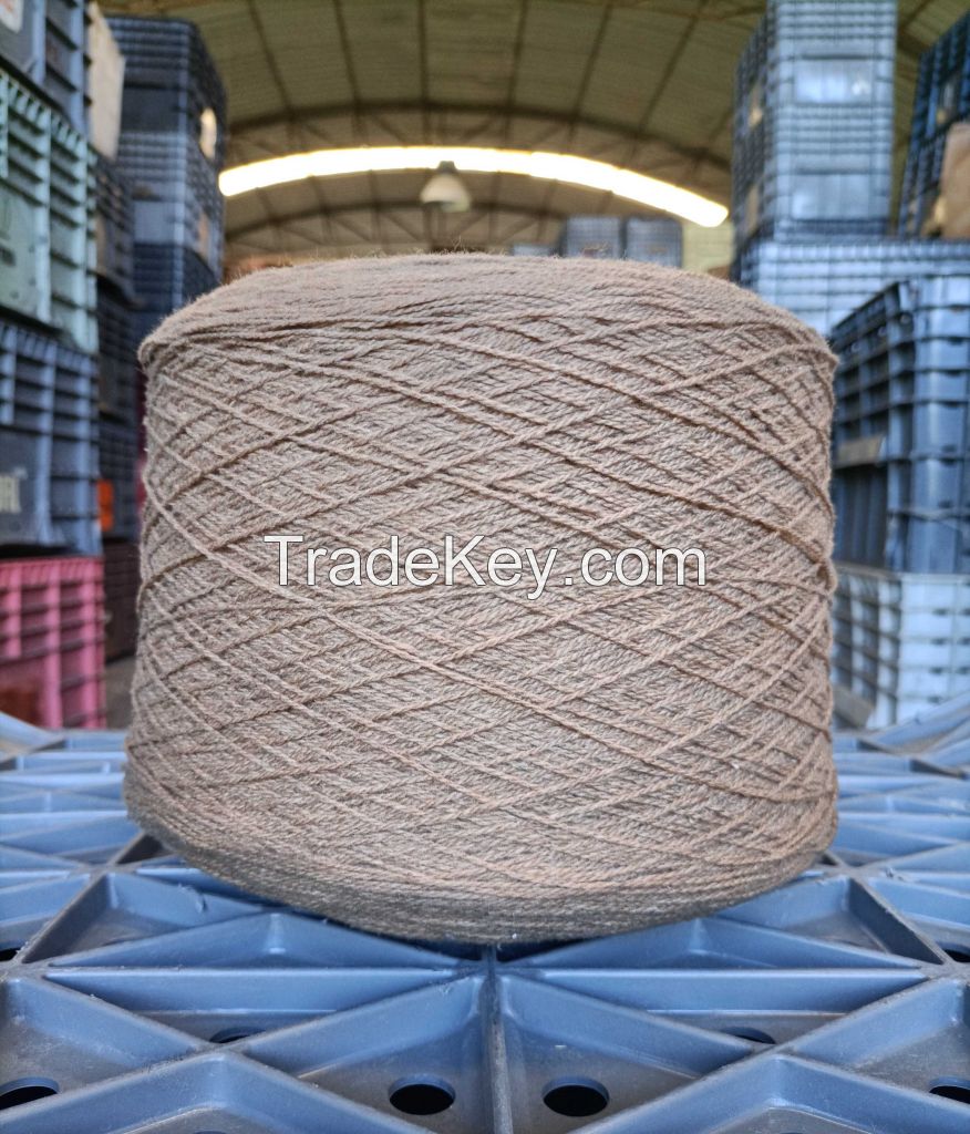 30% wool - 20% polyester - 50% acrylic weaving yarn | yarn count: 2/10 nm