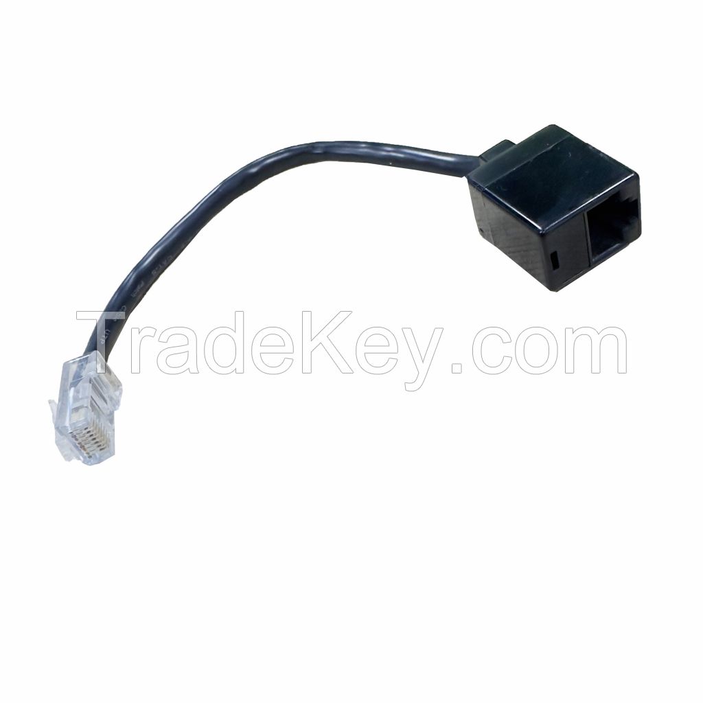 084 Network Cable RJ45 Female To 8P,8C, G/F Crystal Head Adaptor F To M Adaptor Switches Connector Network Routing